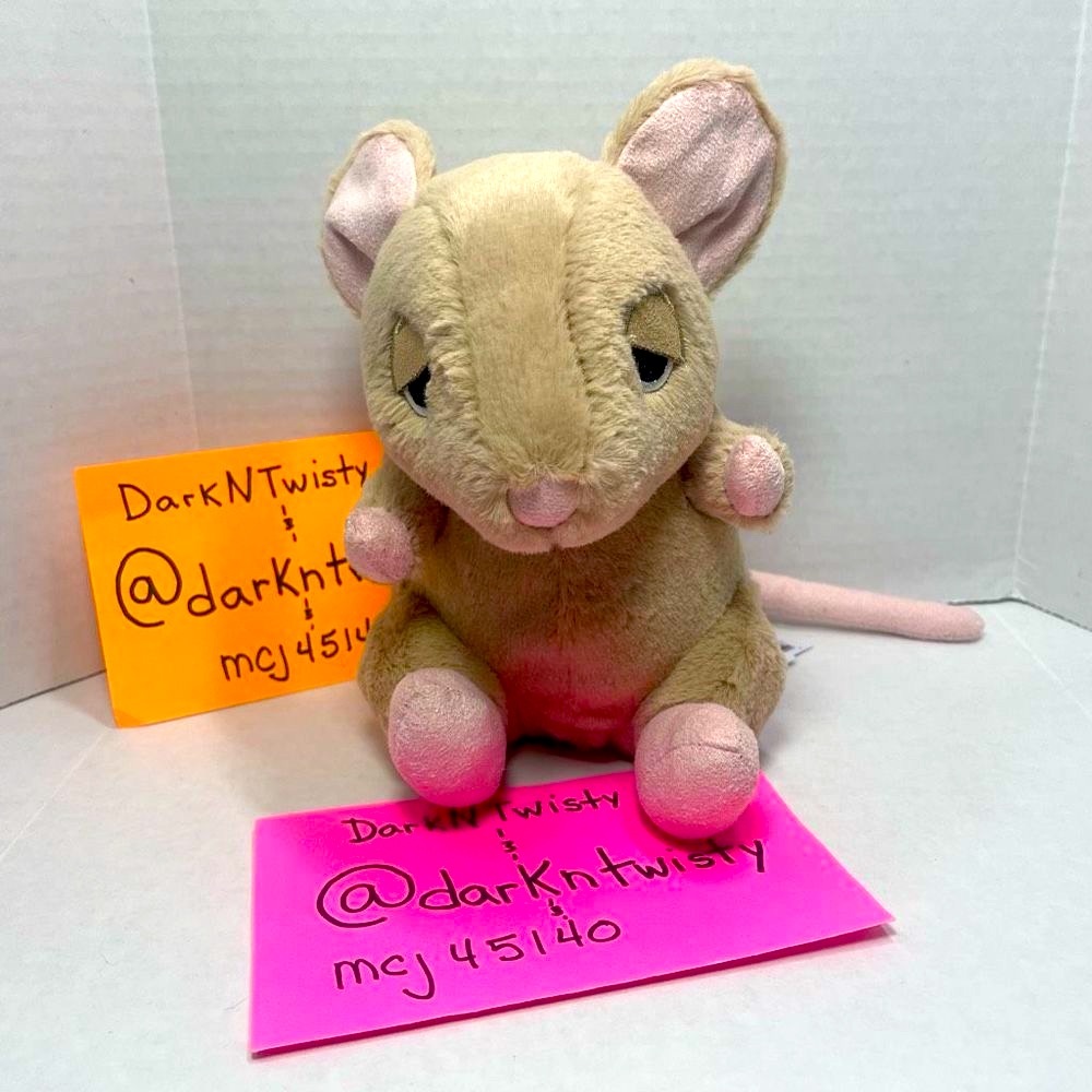 1 OWNER RETIRED BNWT Jellycat Cuddlebud Darcy Dormouse AUTH SALES RECEIPT PFSF